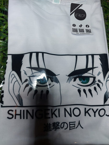 Playera Eren Jeager Shingeki No Kyojin - E-4LF Oficial Mty