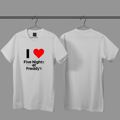 Playera Ilove FNAF - E-4LF Oficial Mty