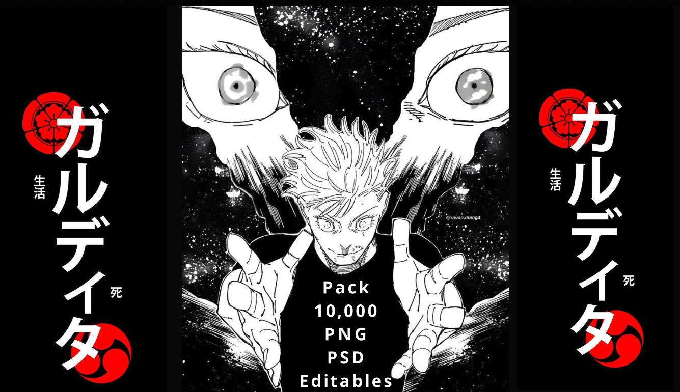 10 mil imagenes de Anime y Variedad para Serigrafia DTF Sublimacion Vectores Semitonos PNG SGV Canva PSD Editables Alta Calidad